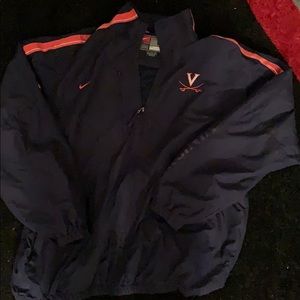 Nike UVA University of Virginia Windbreaker Jacket